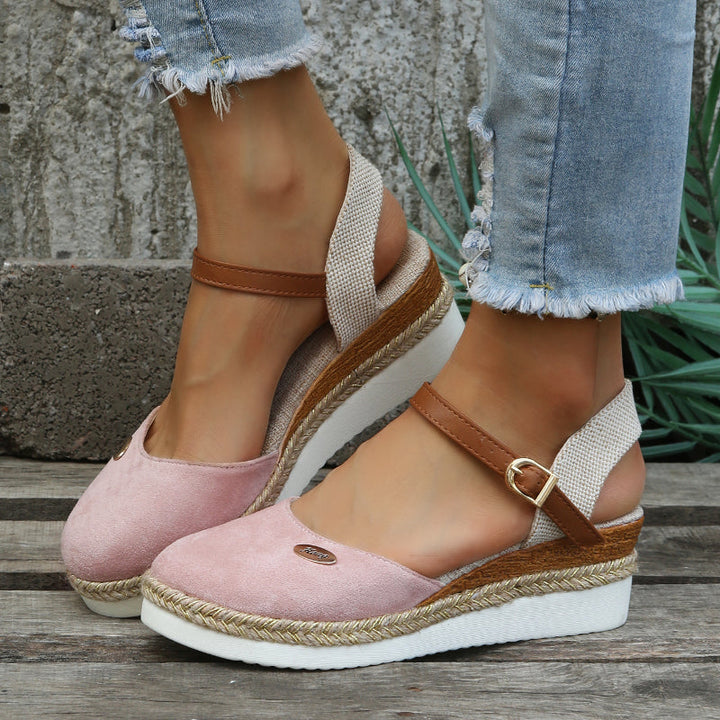 Orthopädische Modische Braune Espadrilles - Livia