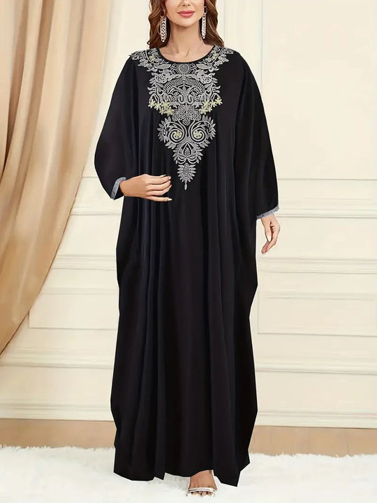 Schwarze Abaya - Noble