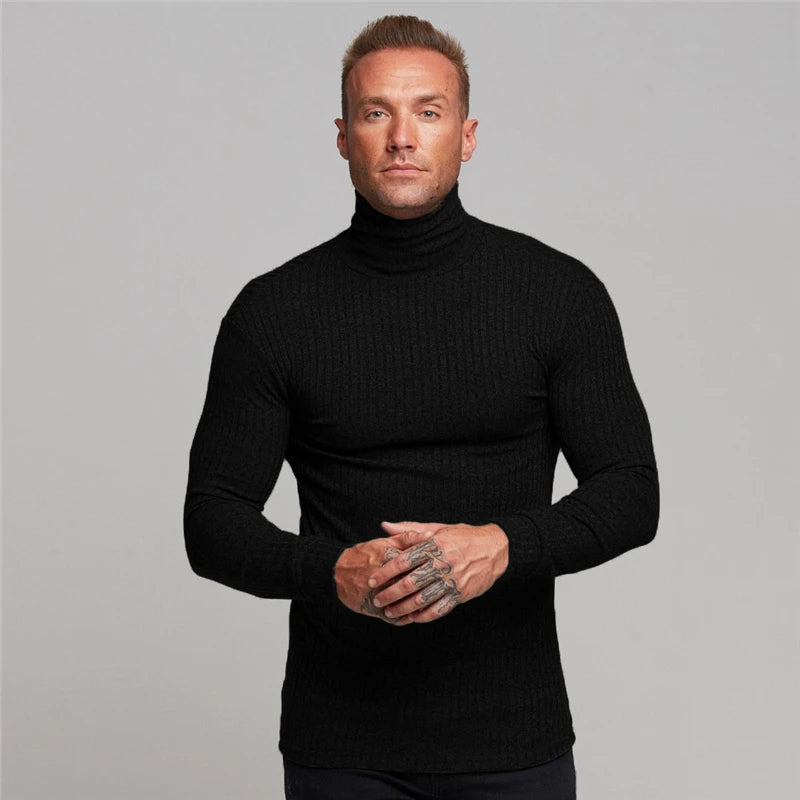 Bequemer Herren Rollkragenpullover - Oliver