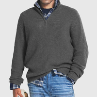 Casual Herren-Sweater mit Reißverschluss - Max