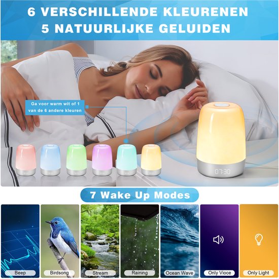 Wake-up-Light mit Naturklängen – Aurora