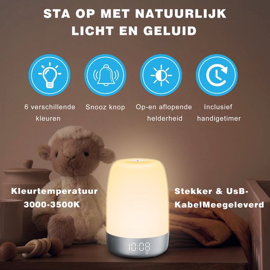 Wake-up-Light mit Naturklängen – Aurora