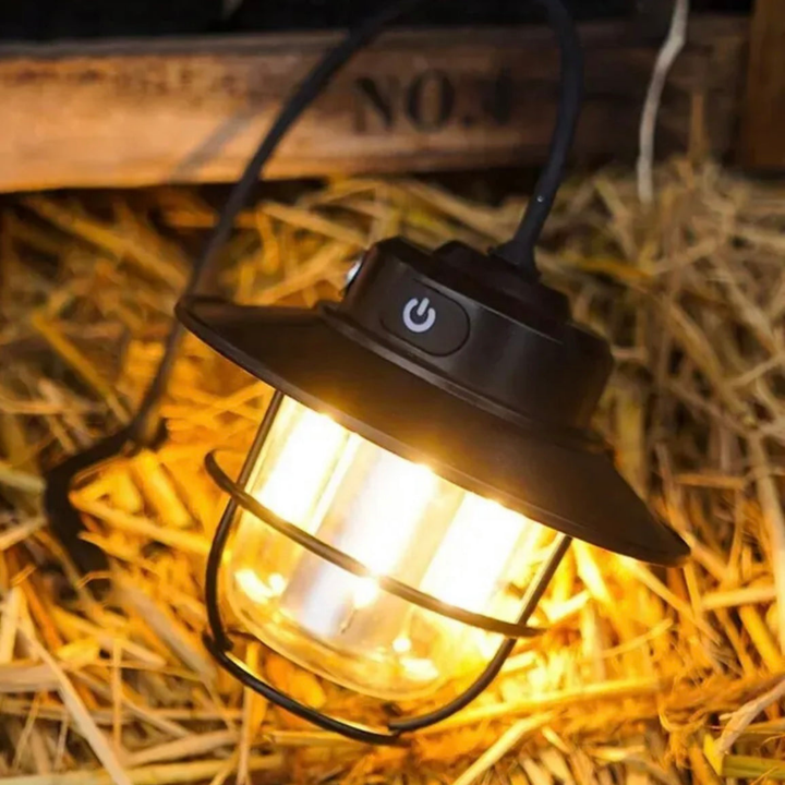 Tragbare LED-Campinglampe – VintaGlow