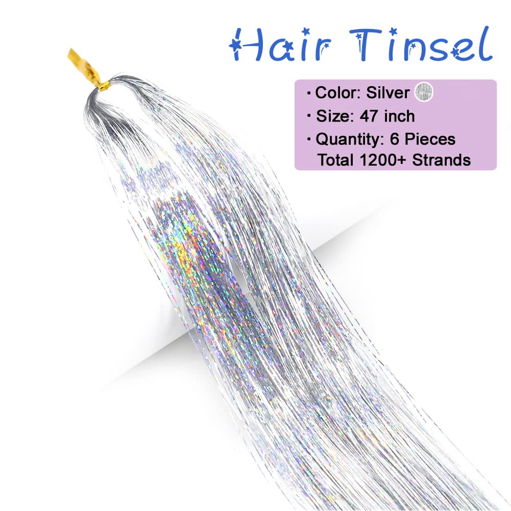 Glitzerndes Haar Tinsel Kit – Strähnen aus Glitzer!