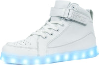 Trendige LED-Sneakers mit wiederaufladbarer Beleuchtung – LumaBoost