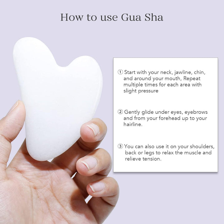 Instant Glow Gua Sha & Jade Roller Set