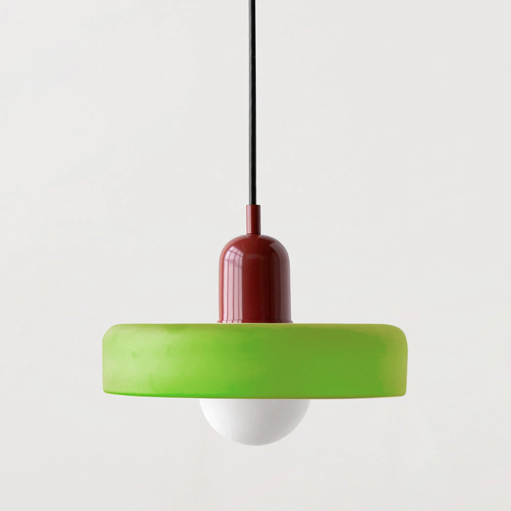 Kleurrijke Hanglamp in Bauhaus-stijl - StiloGlas