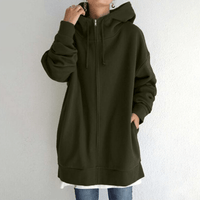 Bequemer Damen-Cardigan mit Kapuze – ComfyHood