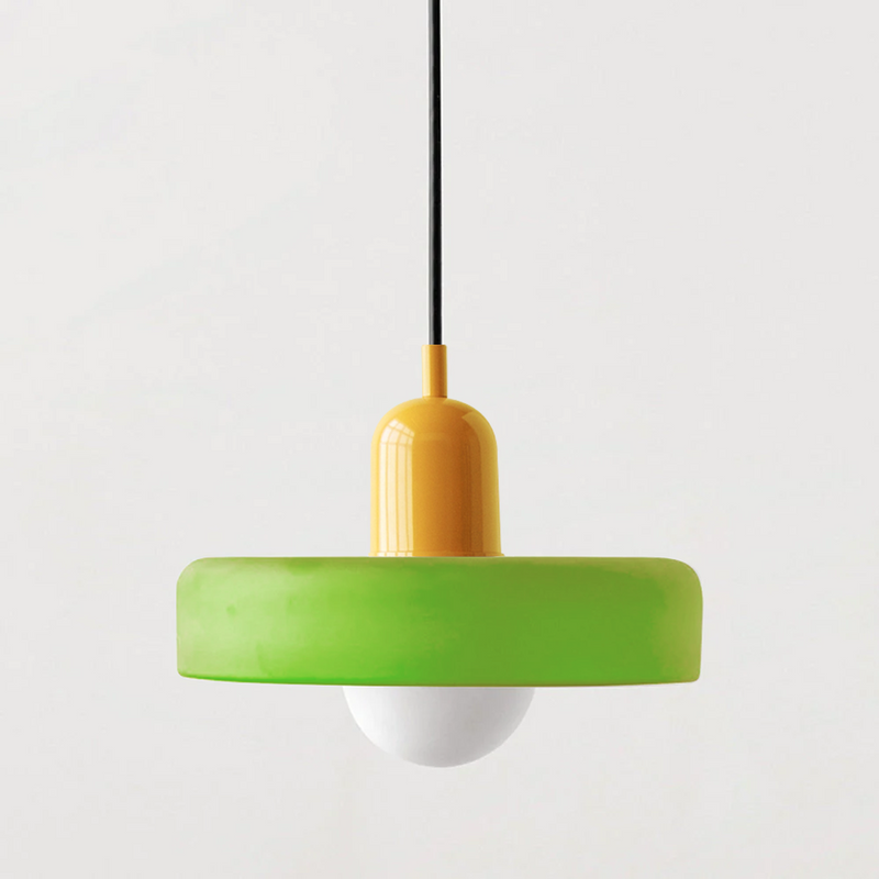 Kleurrijke Hanglamp in Bauhaus-stijl - StiloGlas