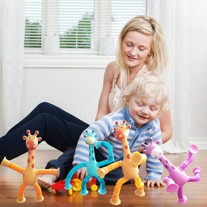 Flexibles Giraffen-Spielzeug mit Saugnapf - StretchyGiraffe