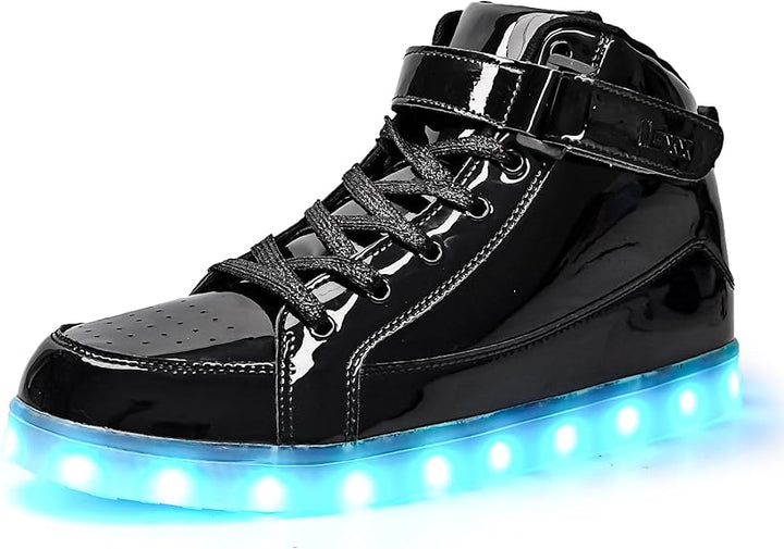 Trendige LED-Sneakers mit wiederaufladbarer Beleuchtung – LumaBoost