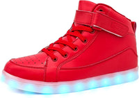 Trendige LED-Sneakers mit wiederaufladbarer Beleuchtung – LumaBoost