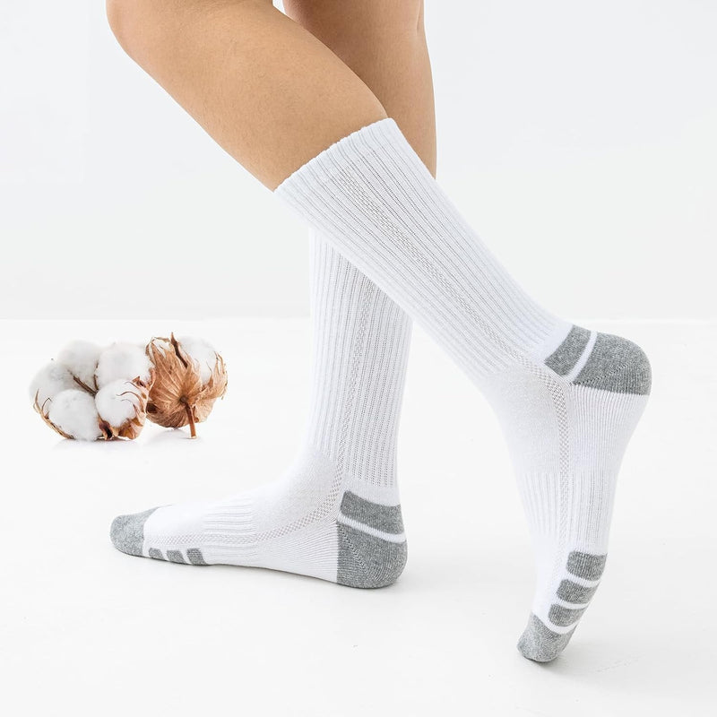 Unisex Baumwoll-Sportsocken (6 Paar) – Robin