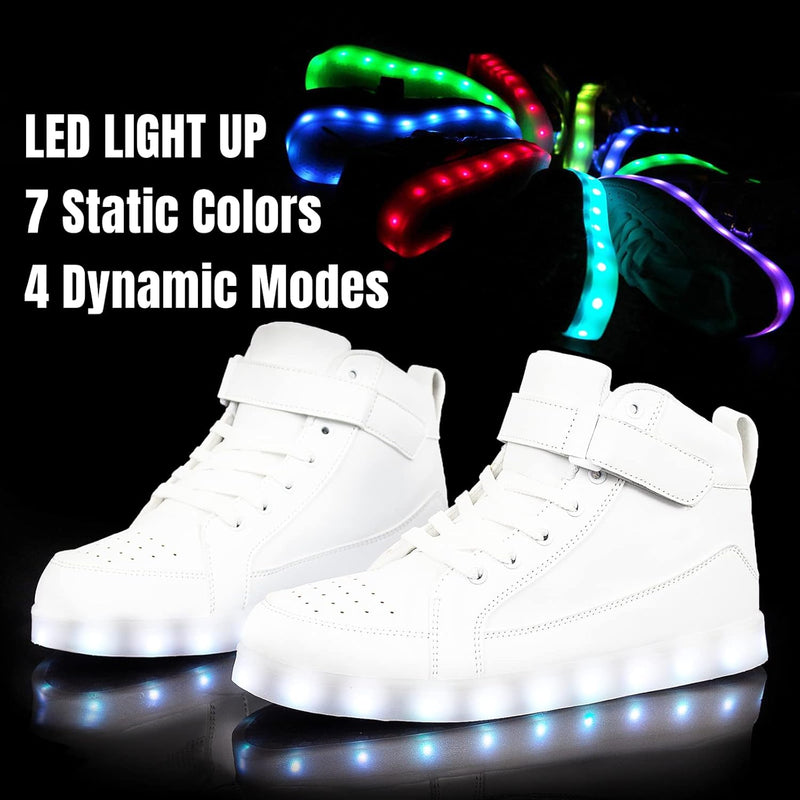 Trendige LED-Sneakers mit wiederaufladbarer Beleuchtung – LumaBoost