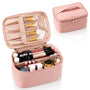 Reisefreundlicher Make-up Organizer mit Verteilern