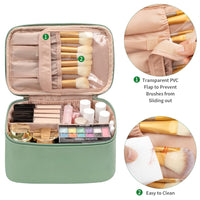 Reisefreundlicher Make-up Organizer mit Verteilern