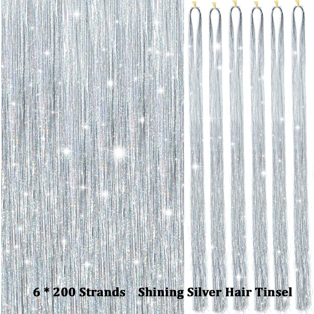 Glitzerndes Haar Tinsel Kit – Strähnen aus Glitzer!