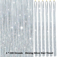 Glitzerndes Haar Tinsel Kit – Strähnen aus Glitzer!