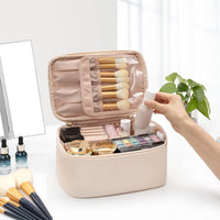 Reisefreundlicher Make-up Organizer mit Verteilern