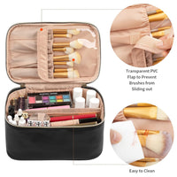 Reisefreundlicher Make-up Organizer mit Verteilern