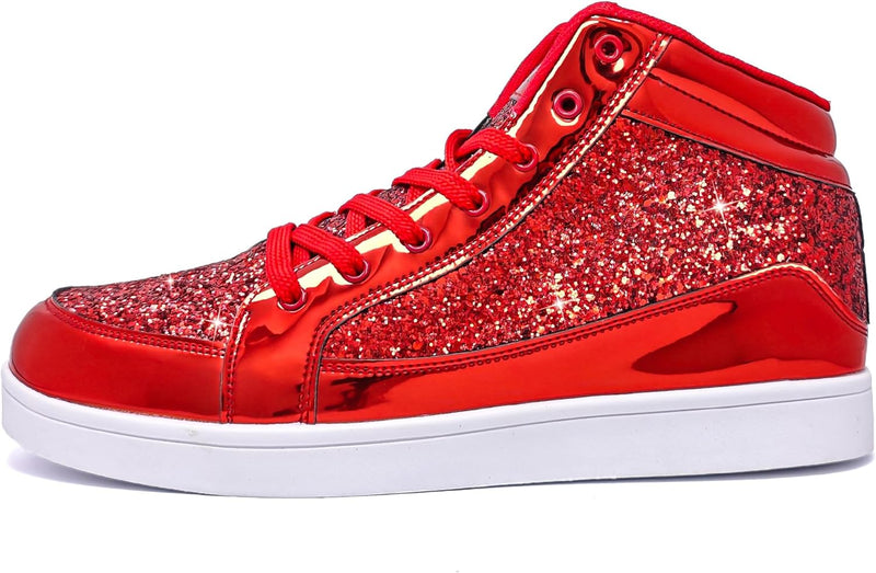 Casual Glitter-Sneakers – NeonFlash