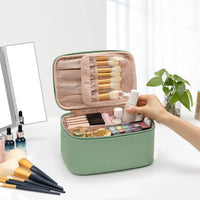 Reisefreundlicher Make-up Organizer mit Verteilern