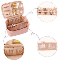 Reisefreundlicher Make-up Organizer mit Verteilern