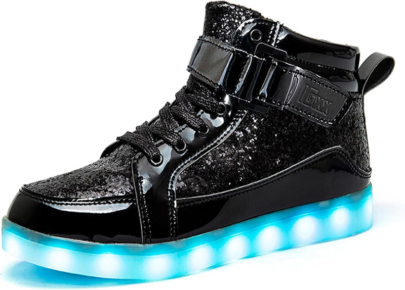 Trendige LED-Sneakers mit wiederaufladbarer Beleuchtung – LumaBoost