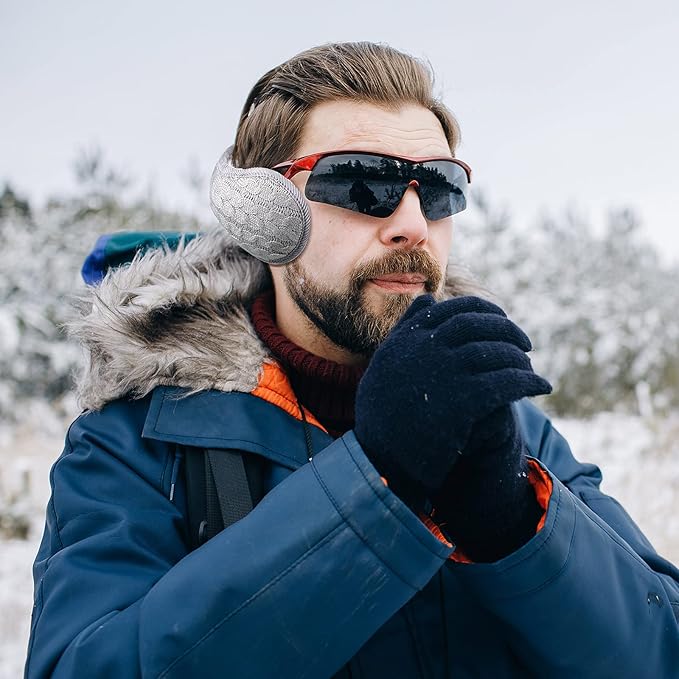 Unisex Faltbare Strick-Ohrenschützer Set – BundleMuffs (4-teilig)