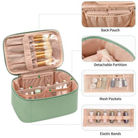 Reisefreundlicher Make-up Organizer mit Verteilern