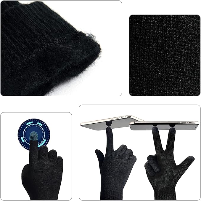 Herren Winter Beanie- & Handschuh-Set – Victor