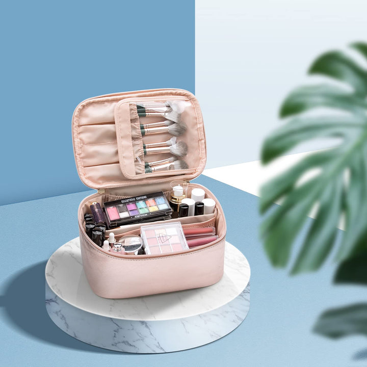 Reisefreundlicher Make-up Organizer mit Verteilern