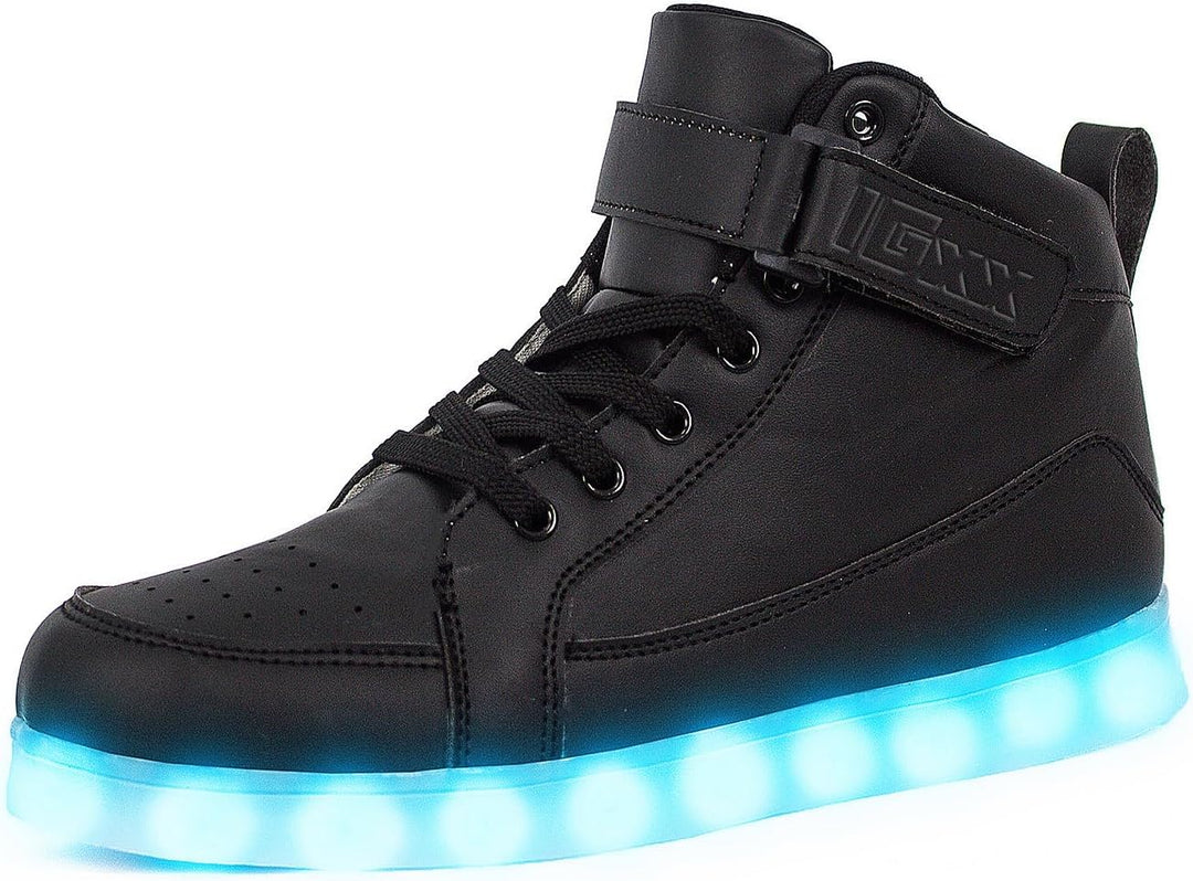 Trendige LED-Sneakers mit wiederaufladbarer Beleuchtung – LumaBoost