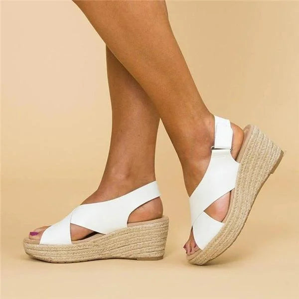 Komfortable Orthopädische Keilabsatz-Espadrilles - Clara