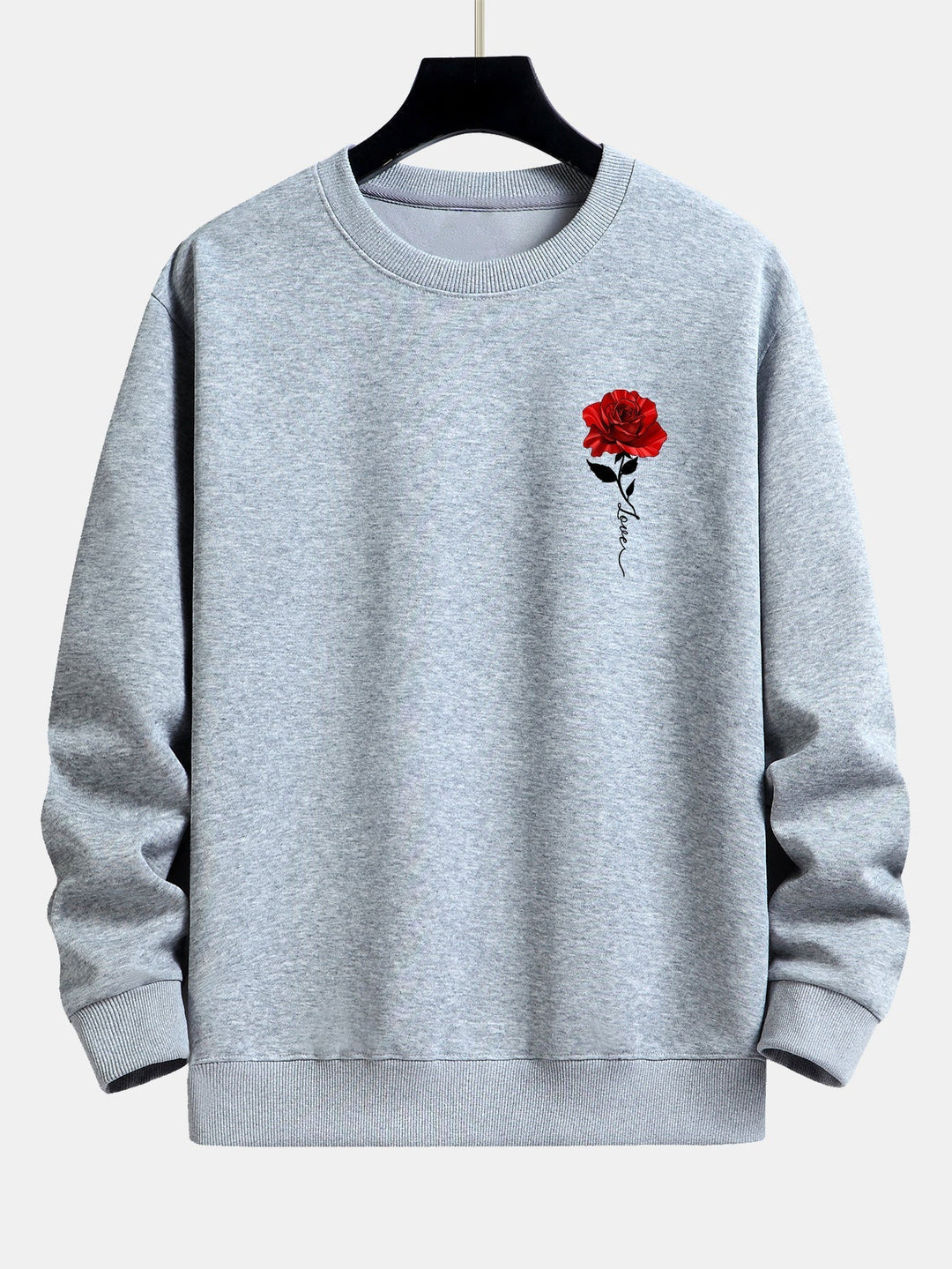 Damen Sweatshirt mit Rosenmuster - Amelia