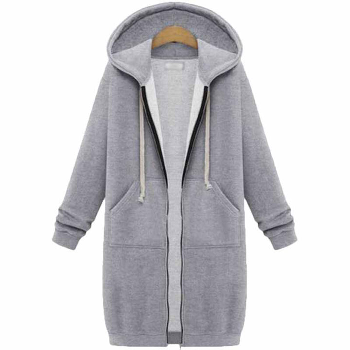 Casual Langer Damen-Cardigan – CozyZip