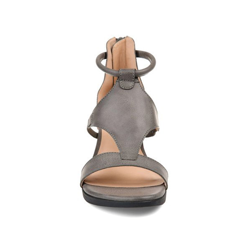 ElevateStyle Sandalen | Damen Sandalen mit Erhöhtem Absatz und Knöchelriemen-Design