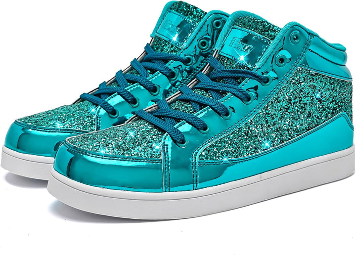 Casual Glitter-Sneakers – NeonFlash