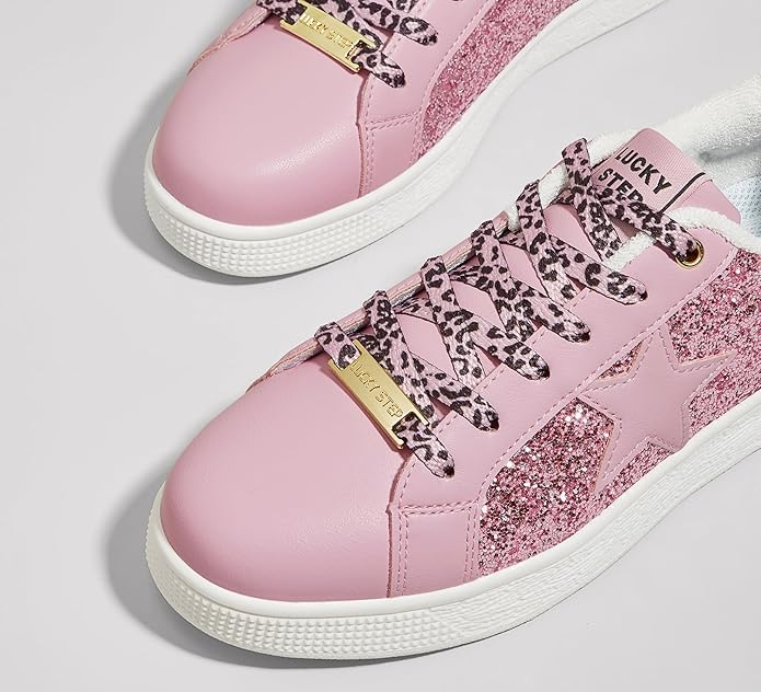 Funkelnde Stern-Glitter-Sneakers - Zoey