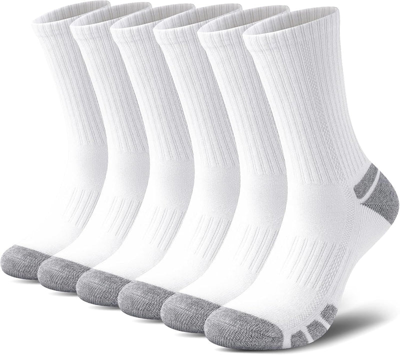 Unisex Baumwoll-Sportsocken (6 Paar) – Robin