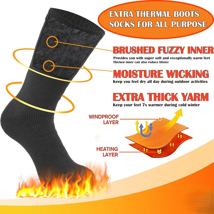 Winter Thermo-Stiefelsocken – HeatGrip