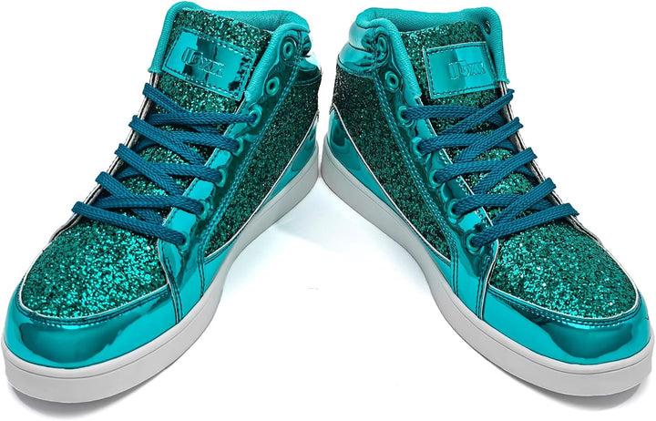 Casual Glitter-Sneakers – NeonFlash