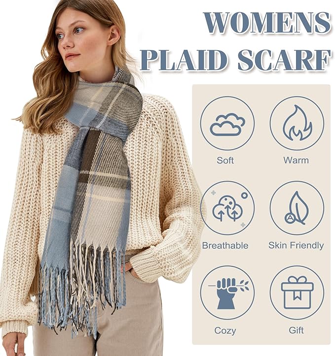 Oversized Winter Schal - CozyPlaid