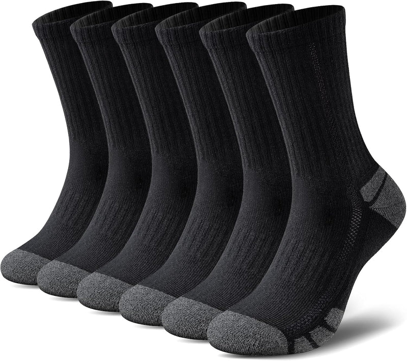 Unisex Baumwoll-Sportsocken (6 Paar) – Robin