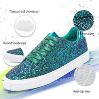 Glitzernde Funkelnde Schnürsneaker – Anna