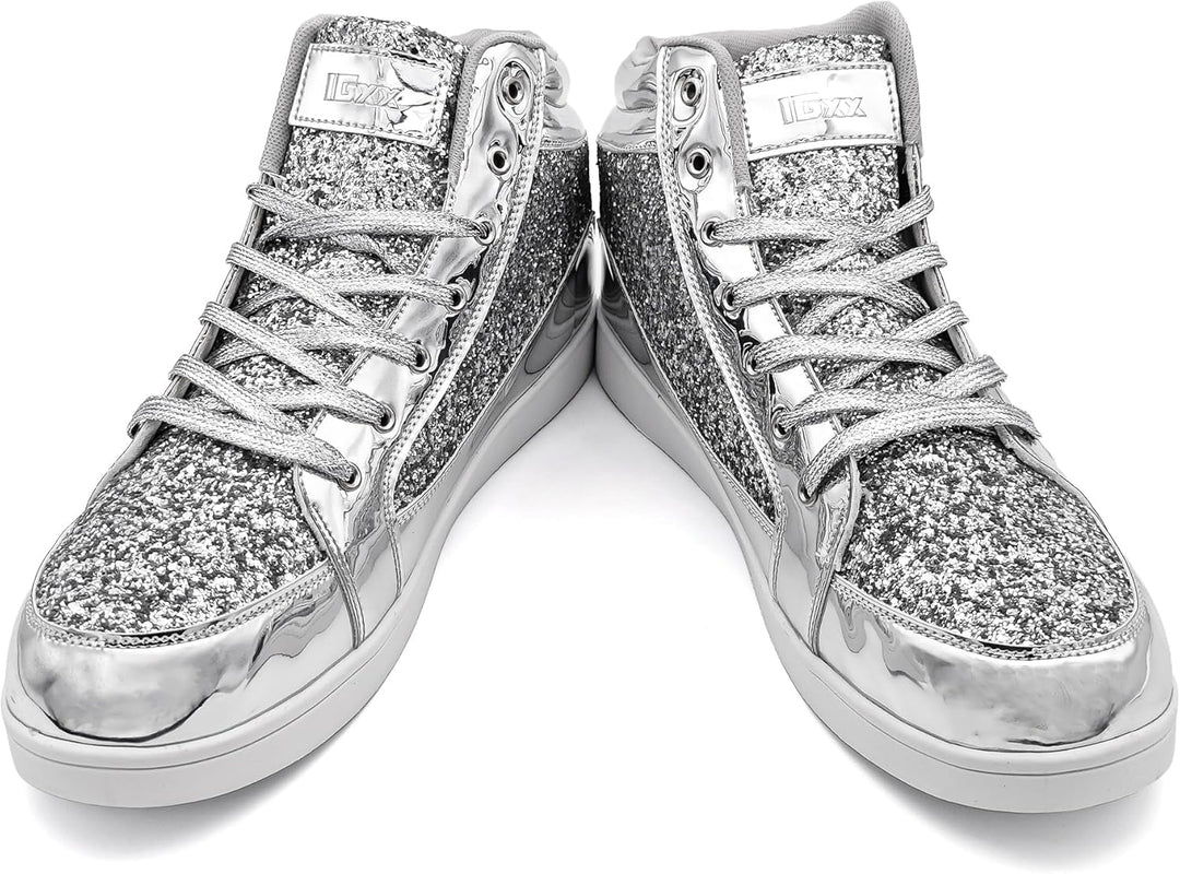 Casual Glitter-Sneakers – NeonFlash