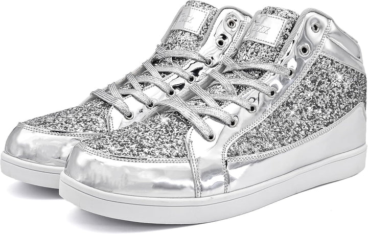 Casual Glitter-Sneakers – NeonFlash