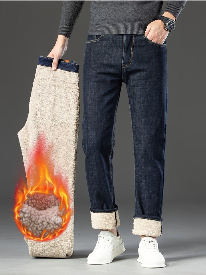 Warme Herren Winterjeans mit Fleecefutter - Grayson