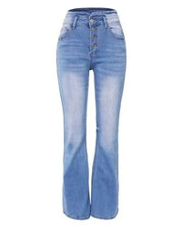 Trendy Denim Hose mit Hoher Taille - Mila