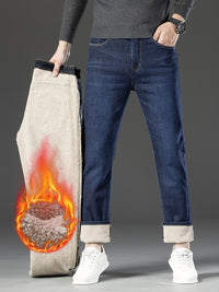 Warme Herren Winterjeans mit Fleecefutter - Grayson